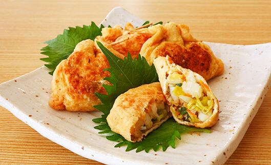油揚げの包み焼き