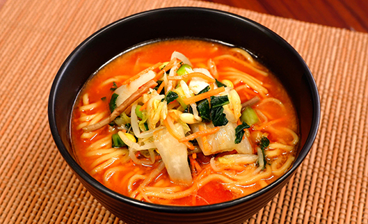 野菜たっぷり簡単味噌ラーメン