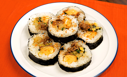 5種野菜の彩りキンパ