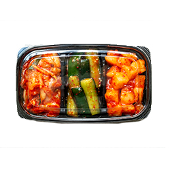 3種のキムチ（ご飯がススムキムチ使用）