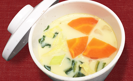 とろふわ野菜の茶碗蒸し